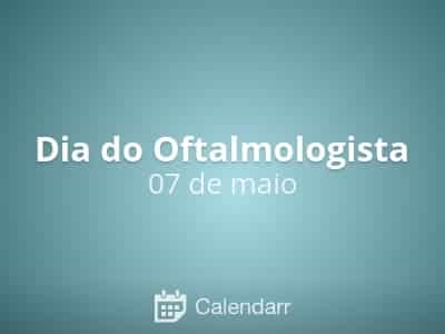 esse dia deve ser comemorado, pois por eles, muitas pessoas podem enxergar.