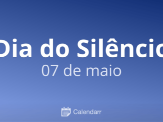 dia do silêncio, participe!