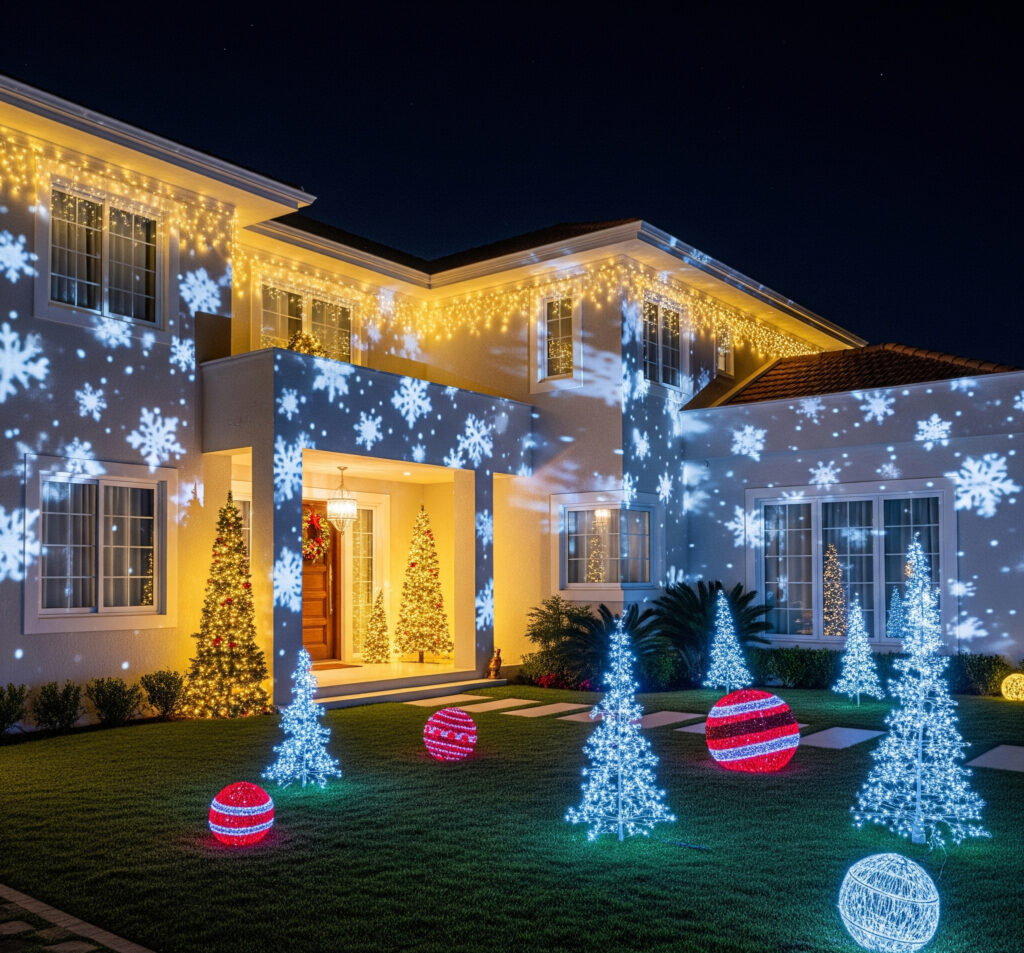 muitas luzes para a decoração 