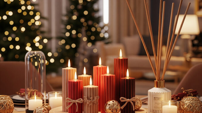 na decoração de natal 2025 não pode faltar lindas velas