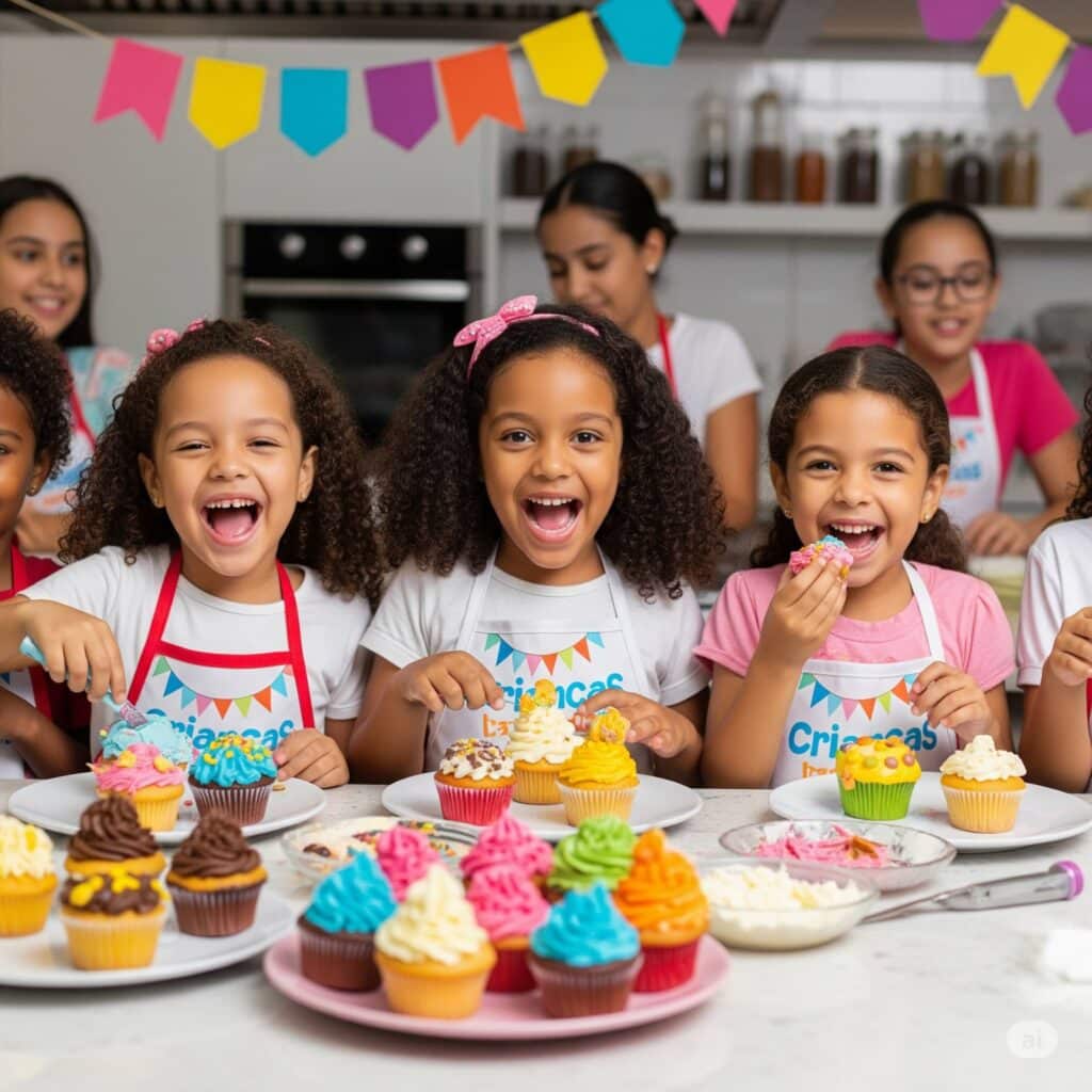 delicias de comidas no dia das crianças 2025