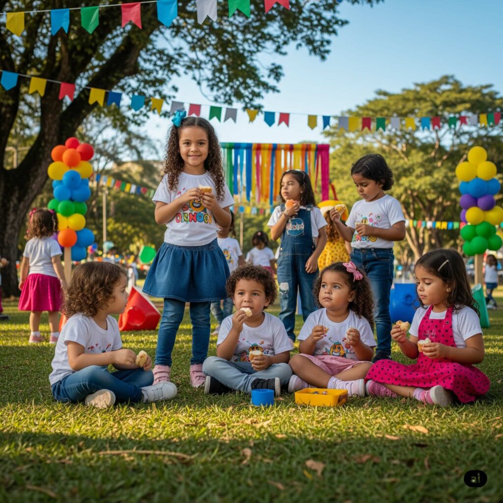 muita guloseima no dia das crianças 2025