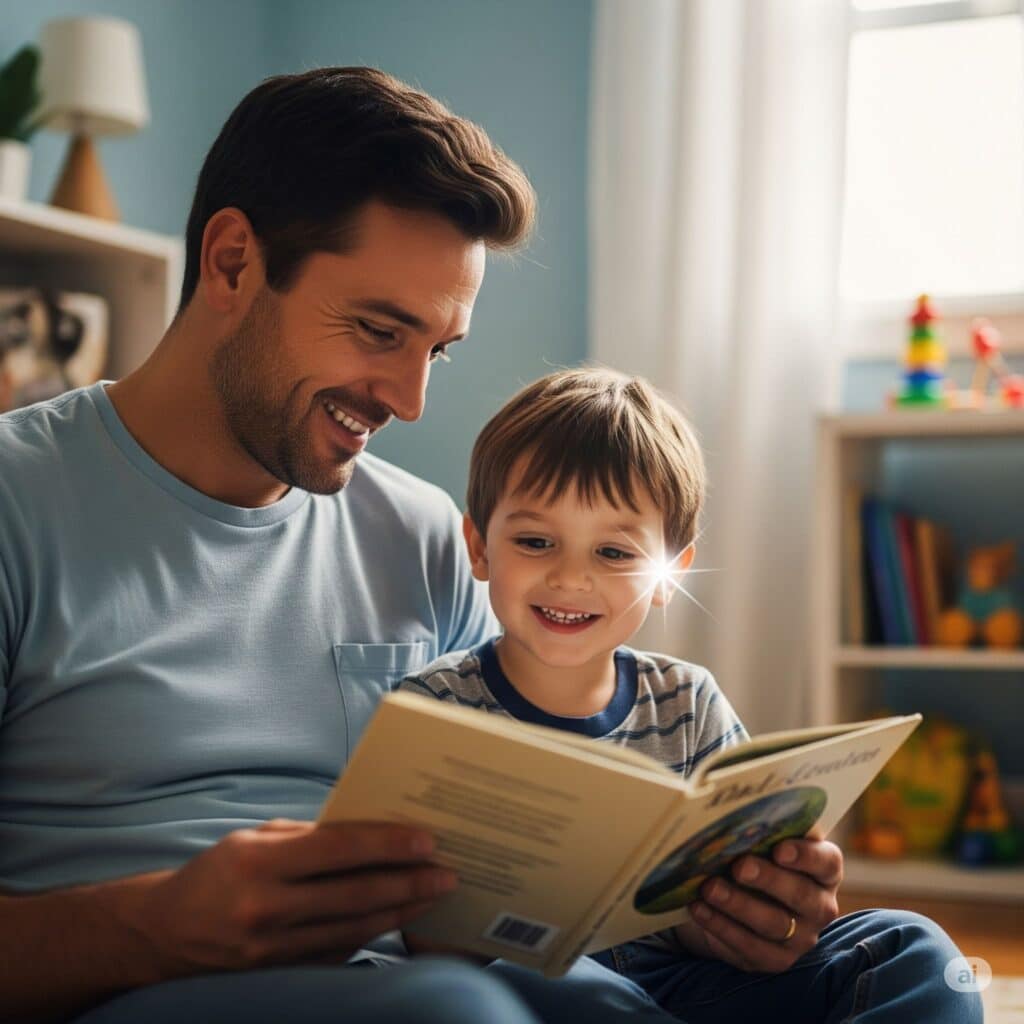 leitura também é ótimo no dia dos pais